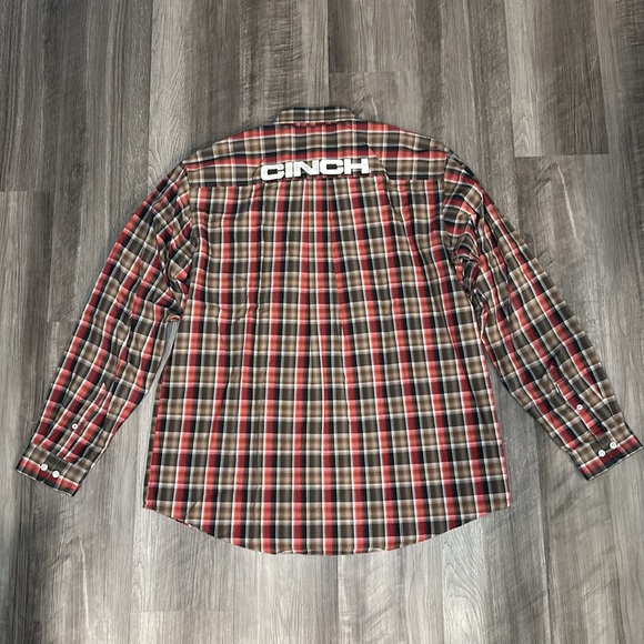 Cinch Rocking 1M Ranch Long Sleeve Button Down Shirt - Large - Picture 3 of 7